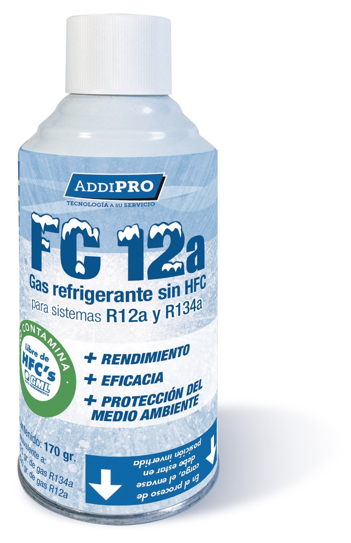 Gas refrigerante FC12a (sin HFC´s)